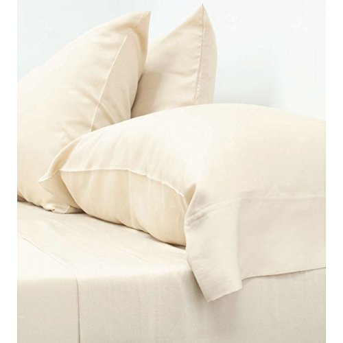 Cariloha Crazy Soft Classic Full Sheets - 4 Piece Bed Sheet Set - 100% Viscose From Bamboo - Lifetime Guarantee (Full, Ivory)
