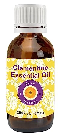 Deve Herbes Pure Clementine Essential Oil (Citrus clementina) Steam Distilled 30ml