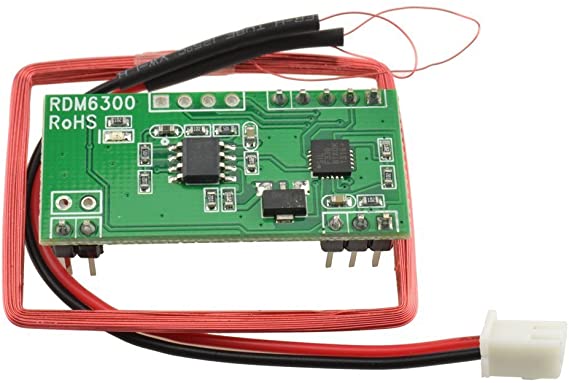 HiLetgo RDM630 125 KHZ EM4100 RFID Card Read Module UART Serial Output for Arduino