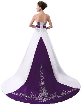 Faironly D229 Womens Wedding Dress Bridal Gown