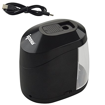 Pencil Sharpener,Ipow Automatic Electric & Battery Operated,Great for Home Office School,Kids,Teachers or Art Supplies