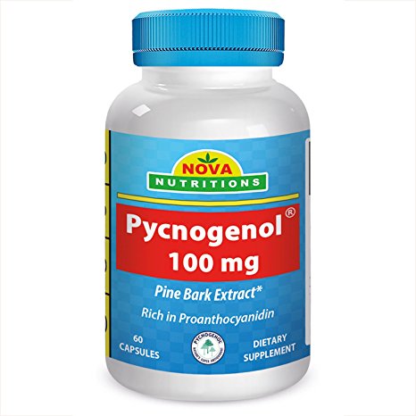 Pycnogenol 100 mg 60 Capsules by Nova Nutritions