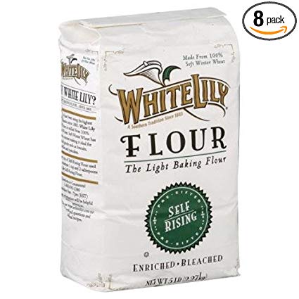 White Lily Self-Rising Flour, 5 Pound (Pack of 8)