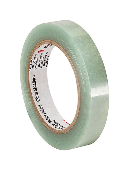 3M Translucent Clear Polyester Electrical Tape, 7/8" x 72 yards