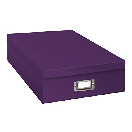 Pioneer Jumbo Scrapbook Storage Box, Purple