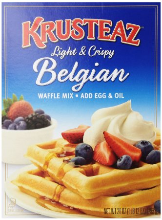 Krusteaz Light and Crispy Belgian Waffle Mix 28 oz