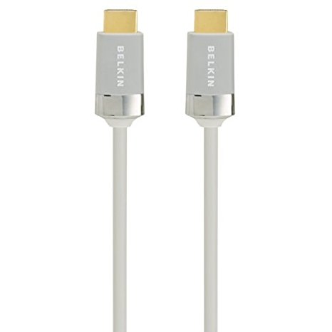 Belkin AV22305-12-WHT HDMI to HDMI Cable - 12 ft in White