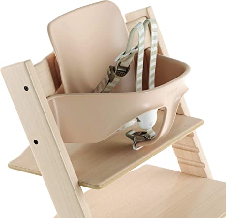 Stokke Tripp Trapp Baby Set with Harness & Extended Gliders - Natural