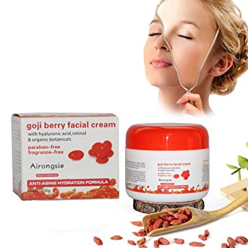 HuntGold Wolfberry goji Berry Facial Cream Antiaging Anti-Wrinkle Moisturizing Face Skin Care Tool