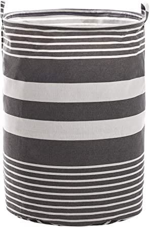 Haundry Collapsible Laundry Basket, 22'’ Tall Large Round Laundry Hamper for Clothes Storage