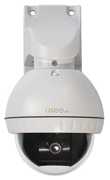 Q-See QD7015P Speed Dome Pan-Tilt Camera with 3x Optical Zoom (white)