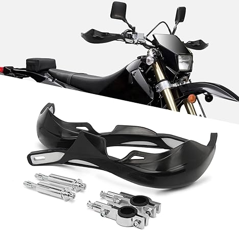 Motorcycle Handguards Aluminum Hand Guards Universal For 7/8" And 1 1/8" Brush Bar For off Road ATV Motocross Dirt Bike Enduro -Black