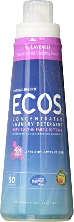 ECOS Earth Friendly Products 4x Concentrate Lavender, 25 Fluid Ounce, Multi