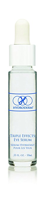Hydroderm- Triple Effects Eye Serum- Advanced Paraban Free Formula- With Botanicals, Peptides and Anti-Oxidants- Dramatically Diminishes the Appearance of Under Eye Circles,Crows Feet and Puffiness