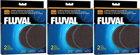 (6 Pack) Foam Pad for Fluval FX5/FX6 Aquarium Filter (3 Packages with 2 Pads each)