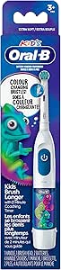 Oral B Kid's Electric Battery Powered Toothbrush for Ages 3 , Extra Soft Bristles