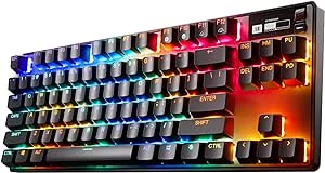 SteelSeries Apex Pro TKL Wireless (Compact) 0.1-4.0mm Adjustable Hyper-Magnetic Rapid Trigger OmniPoint 2.0 Switch Mechanical Gaming Keyboard (US Layout) - World’s Fastest Gaming Keyboard