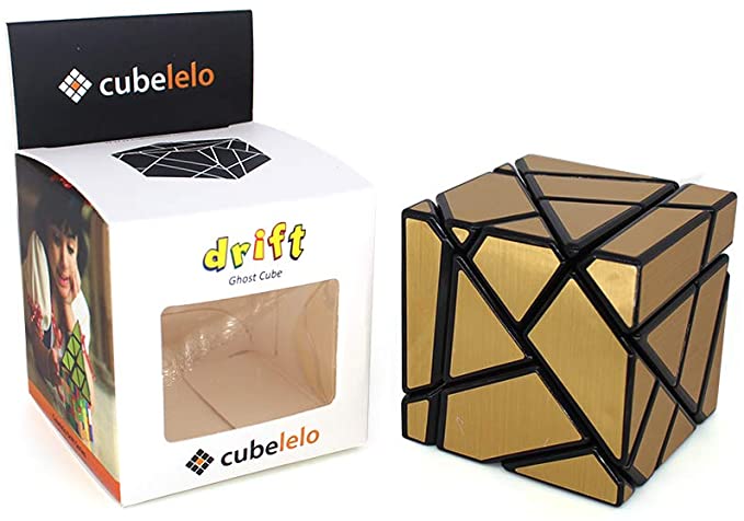 Cubelelo Ghost Cube Black (Golden/Silver Stickers)