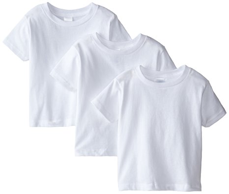 Clementine Little Girls' Short-Sleeve Basic T-Shirt Three-Pack