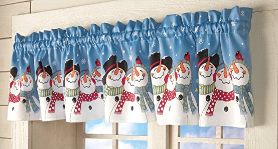 Frosty & Friends Snowman Window Valance