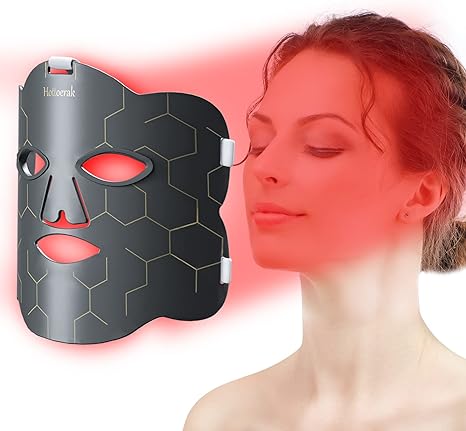 Upgrade Red Light Therapy for Face, 660nm & 850nm Near Infrared Light Therapy, LED Face Light Therapy for Home Skin Care