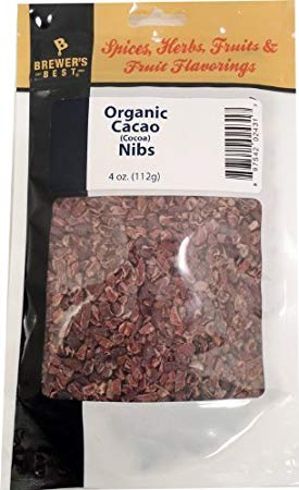 Home Brew Ohio Brewers Best Organic Cacao (Cocoa) Nibs-4 oz
