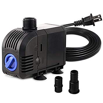 FREESEA Submersible Pump for Aquarium, Pond, Fountain, Hydroponics, Statuary