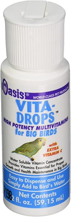 Oasis Vita Drops for Big Birds, 2 oz.