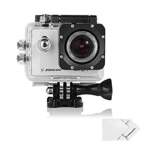SOOCOO Sports Camera 1080P HD 170 Degrees Wide Angle 60M Waterproof Outdoor Sports Video Diving Action DV