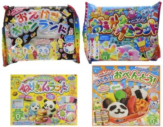 dispach with New Carton Box! Kracie Popin Cookin 9 Item Bundle with Sushi, Hamburger, Bento, Donuts, Cake Shop and More