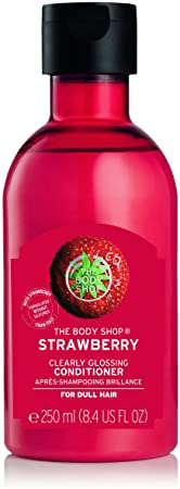 The Body Shop Strawberry Clearly Glossing Conditioner, 250ml (Vegan)