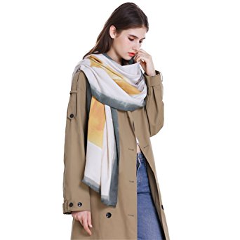 Women Winter Scarf Fashion Scarf,RiscaWin Luxurious Cashmere Scarf Soft Long Shawl Warm Large Scarf