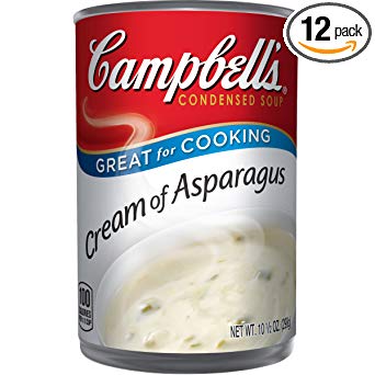 Campbell's Condensed Cream Of Asparagus Soup, 10.5 Oz. Can (Pack Of 12)