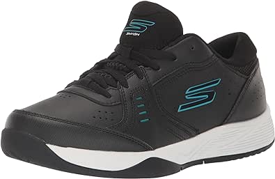 Skechers Womens Viper Court Smash Athletic Indoor Outdoor Pickleball Shoes | Relaxed Fit Sneakers