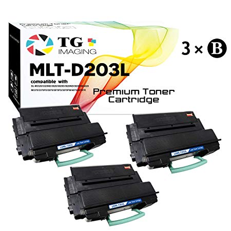 (3-Pack) TG Imaging Compatible D203L MLT-D203L Toner Cartridge Use for Samsung ProXpress M3320 M3370 M3870 M4070 M3820 M4020 Printer
