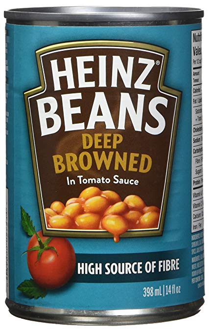 Heinz Deep Browned Beans in Tomato Sauce, 398mL