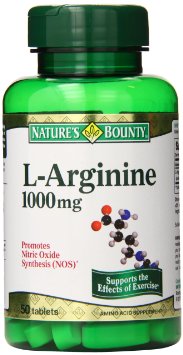 Natures Bounty L-Arginine 1000mg Tablets 50-Count