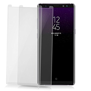 2 Pack of Galaxy Note 8 Tempered Glass, Full Edge Coverage for Samsung Galaxy Note 8 Screen Protector [Clear / Transparent] - by GolemGuard