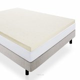 LUCID 3 Inch Ventilated Memory Foam Mattress Topper 3-Year Warranty - Queen