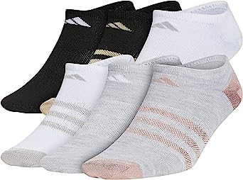 adidas Girl's Superlite 6-Pack No Show