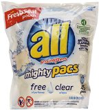 All Mighty Super Concentrated Laundry Detergent Pacs 45 Count