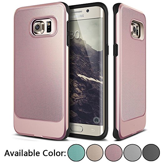 For Samsung Galaxy S7, Onebook Luxury Hybrid Rugged Shockproof Hard Phone Case Cover [Samsung Galaxy S7, Rose Gold]