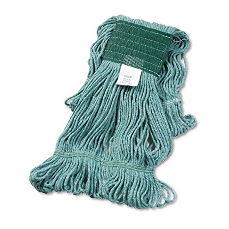 UNISAN Super Loop Wet Mop Head, Cotton/Synthetic, Medium Size, Green (502GN)