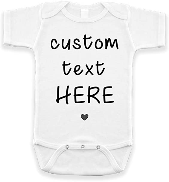Custom Personalized Baby Onesie - Bodysuit Create Your Own Text - Personalized Gift