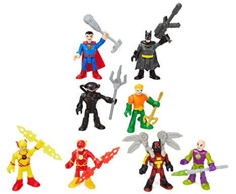 Fisher-Price Imaginext DC Super Friends Super-Hero Showdown Figure Set [Amazon Exclusive]