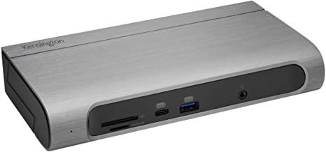 Kensington Thunderbolt & USB-C Docking Station - SD5600T Thunderbolt 3 & USB-C Dual 4K Video (DisplayPort   / HDMI) Dock with 100W Power Delivery - Universal Dock for Windows & Mac (K34009EU)