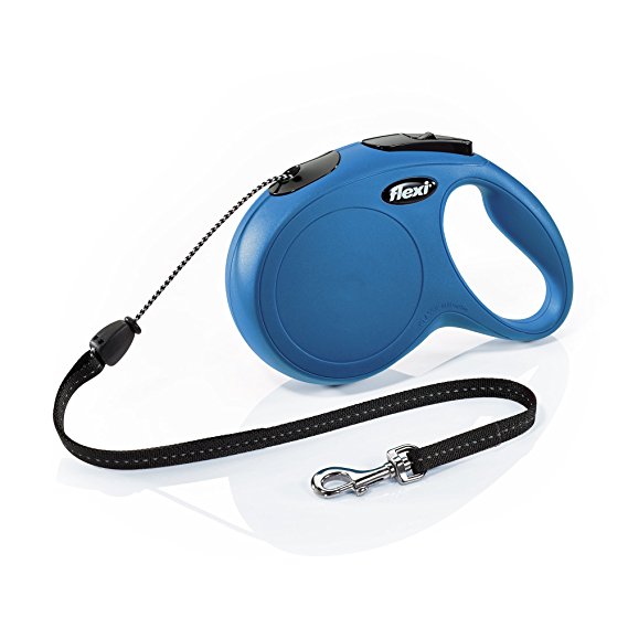 Flexi New Classic Retractable Dog Leash, Tape, For Dogs up to 110 lbs