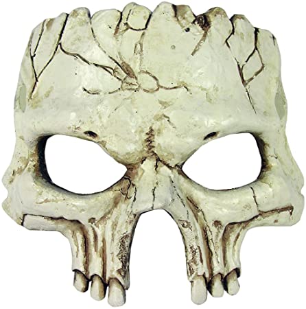 Forum Novelties Unisex-Adult's Half Mask-Foam Skull, Multi, Standard