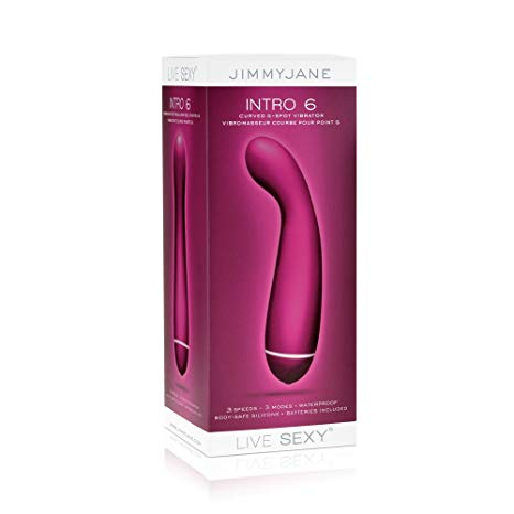Jimmy Jane Intro 6 Curved G Spot Vibrator, Pink
