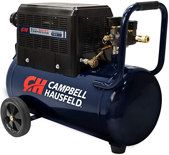 Cambell Hausfeld 8 Gallon Portable Quiet Air Compressor w/Shroud (AC080510)
